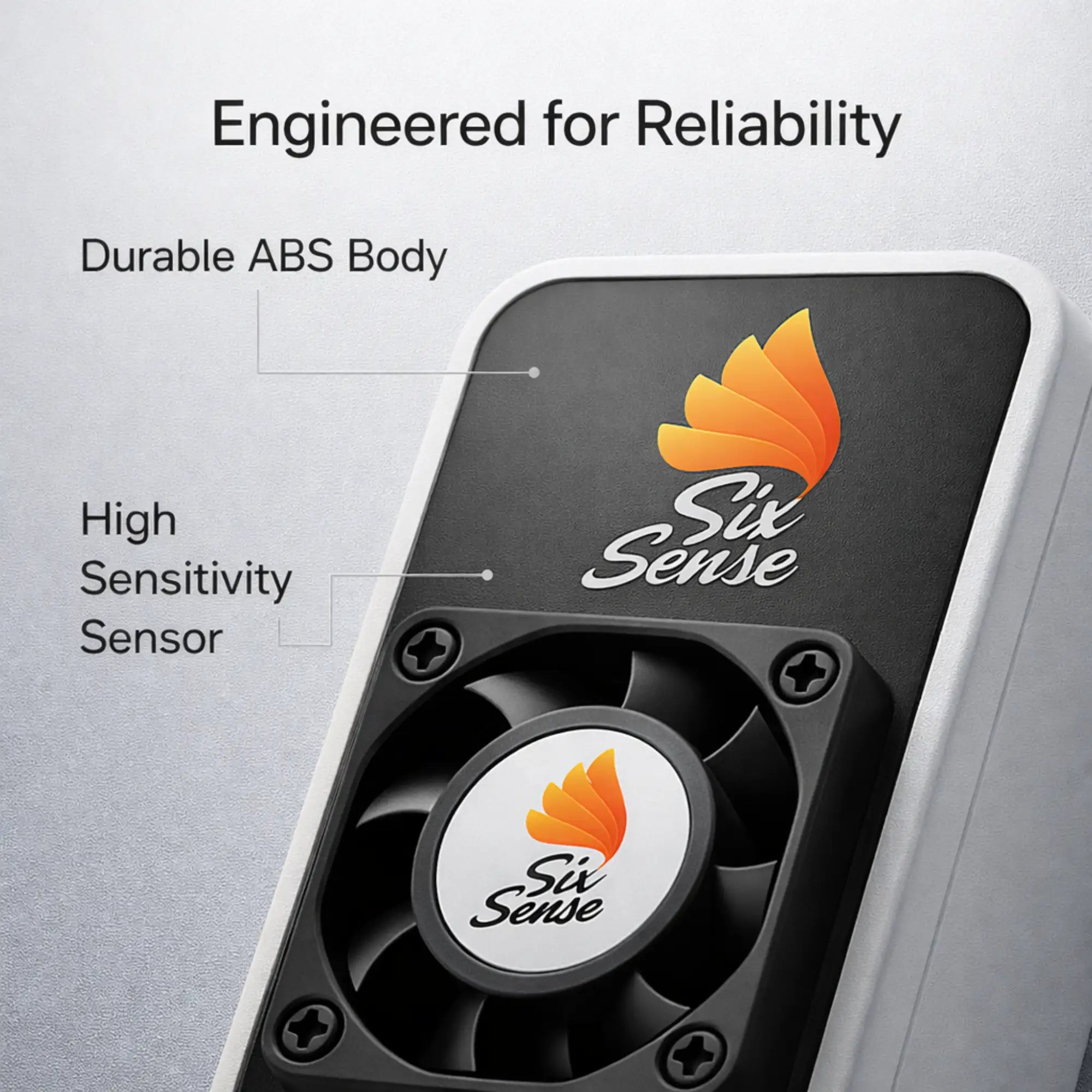 Magic Lock Six Sense LPG PNG Gas Leak Detector with Audio Visual Alarm | High Sensitivity Gas Leakage Sensor for Home, Kitchen & Commercial Use