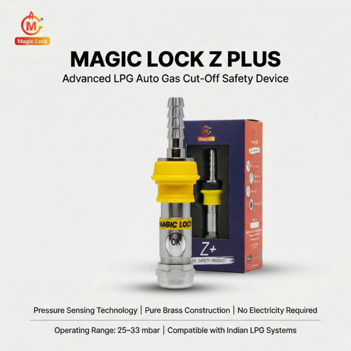 Z Plus - LPG Gas Safety Device Auto Gas Cut-Off Technology