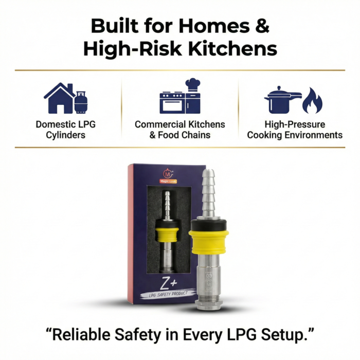 Z Plus - LPG Gas Safety Device Auto Gas Cut-Off Technology