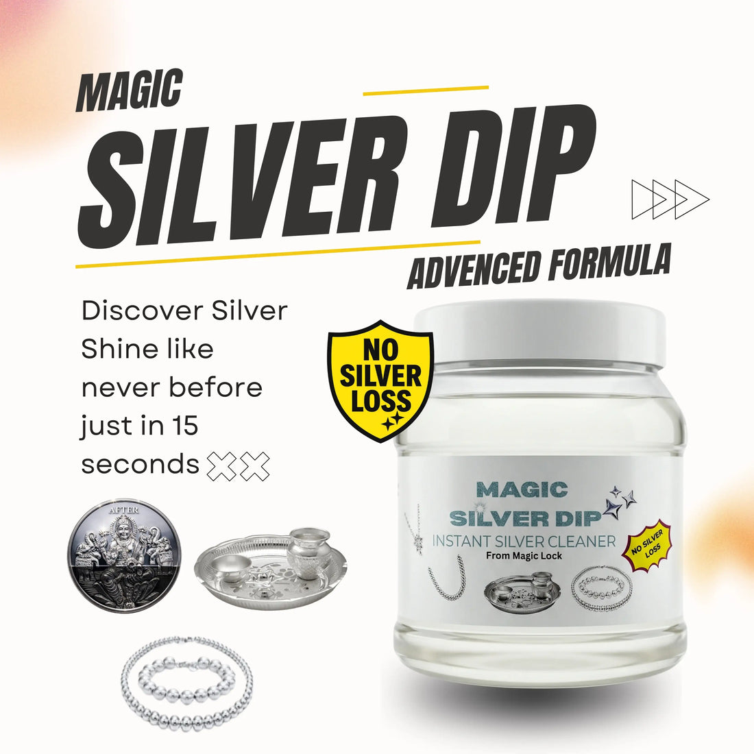 Magic Silver Dip – Instant Silver Cleaner [300 ML]