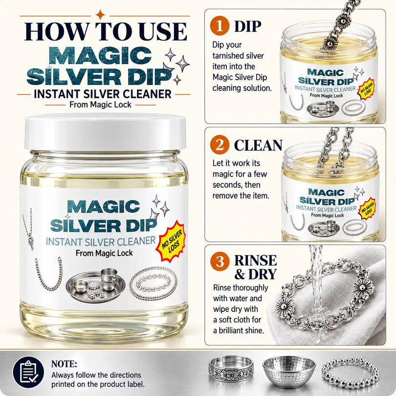 MAGICLOCK™ INSTANT SILVER CLEANING DIP (BUY 1 GET 1 FREE)