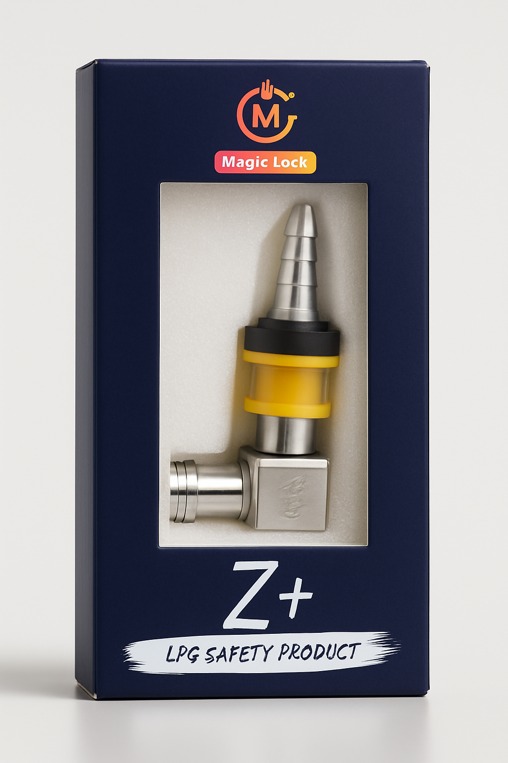 Magic Lock PNG Gas Auto Shut Off Device with Gas Leak Detection & Alarm | Automatic Gas Safety Valve for Home Kitchen & Commercial Use