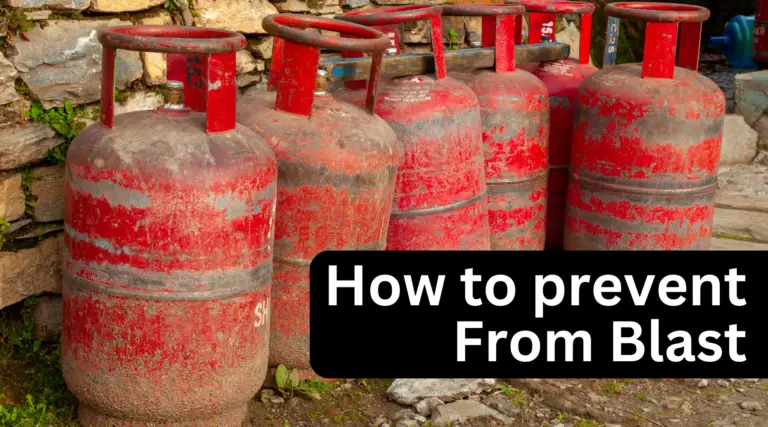 How to prevent LPG Cas cylinger from Blast