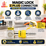 Z+ PNG Gas Safety Device Auto Gas Cut-Off Technology